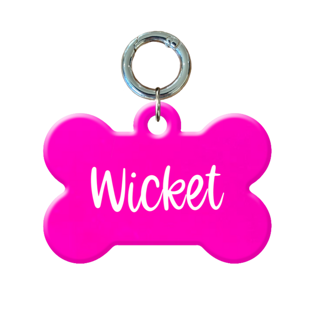 Fluorescent Bone Pet ID Tags