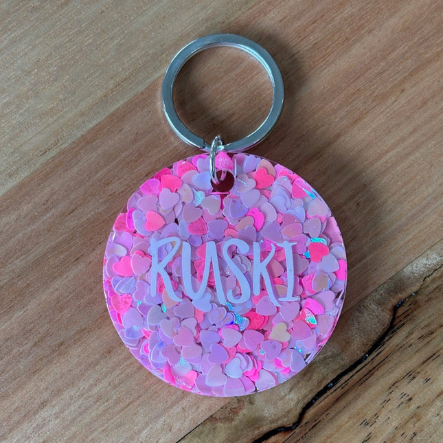 Vivid Heart Tags